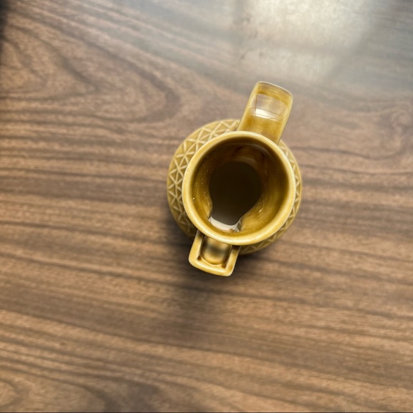 VINTAGE Ceramic & Wood Vessel - Picture 5 of 5